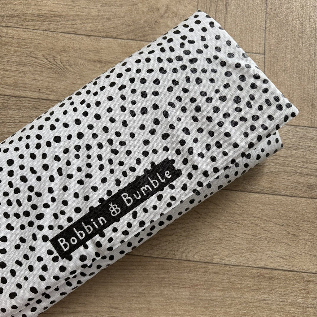 Bobbin and Bumble Travel Changing Mat - Black Spotty - Baby&More