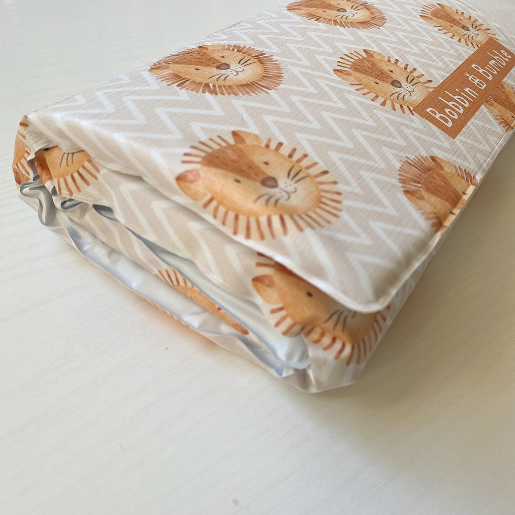 Bobbin and Bumble Travel Changing Mat - Leo Lion - Baby&More
