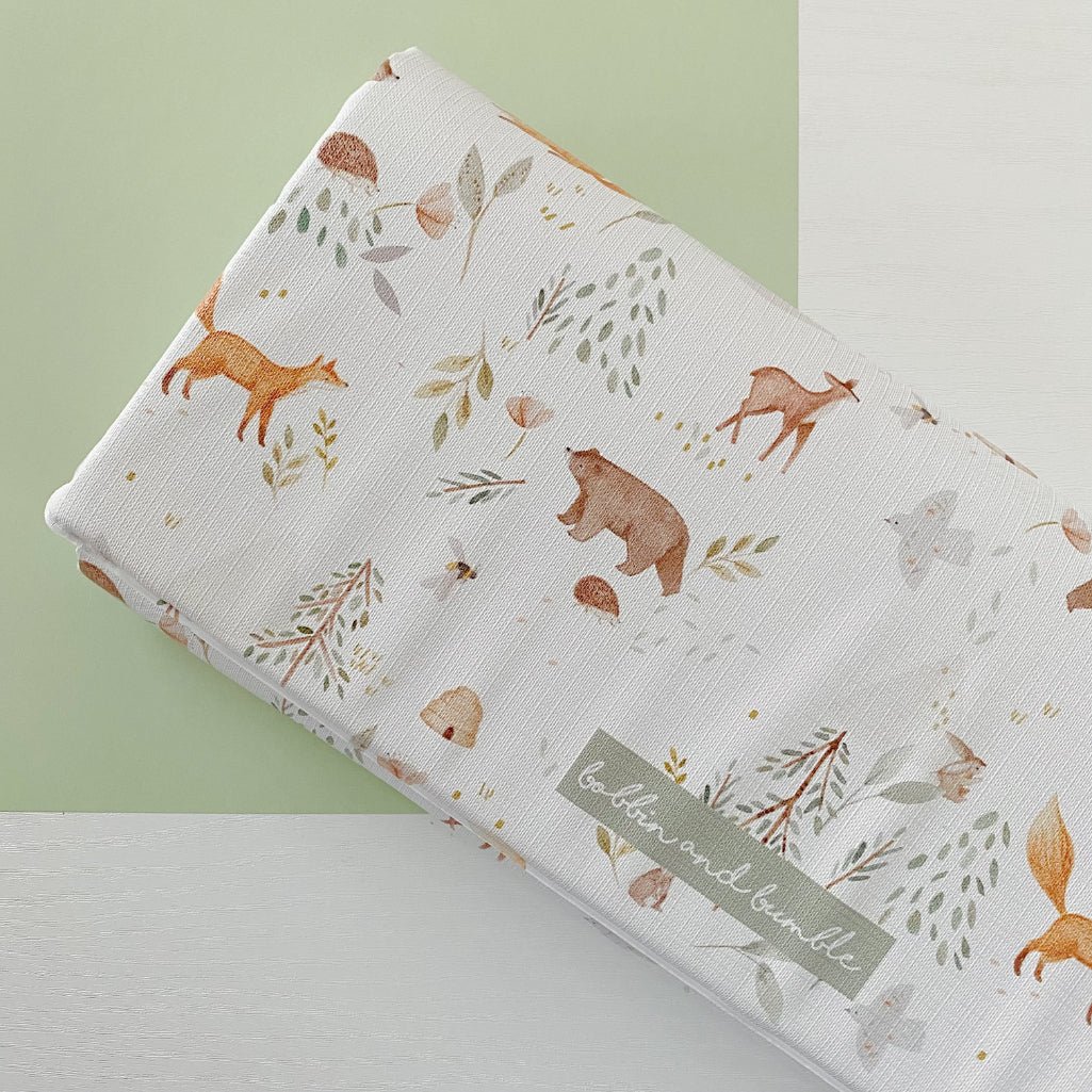 Bobbin and Bumble Travel Changing Mat - Woodland Animals - Baby&More