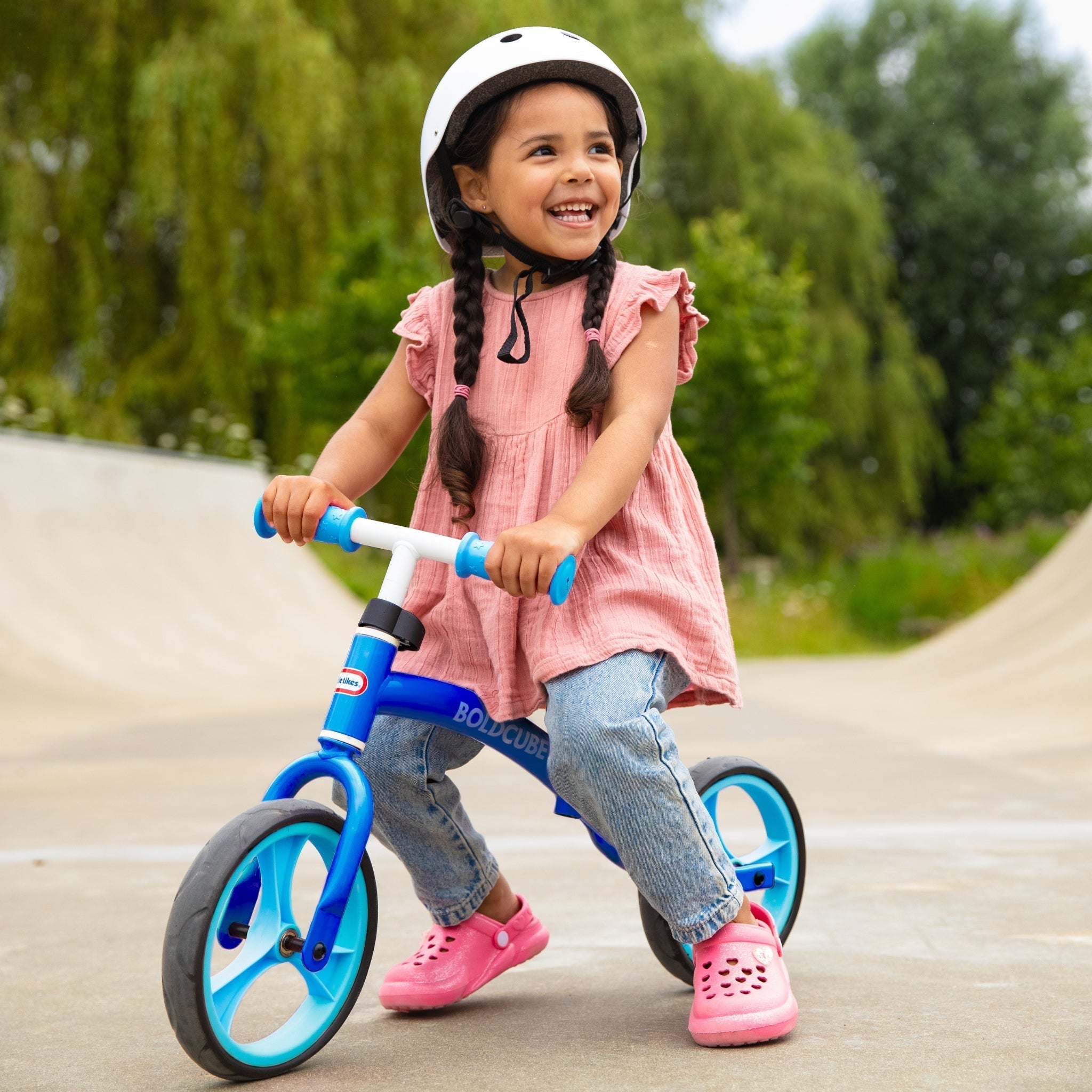BOLDCUBE X Little Tikes Kids Balance Bike - Pink or Blue - Baby&More