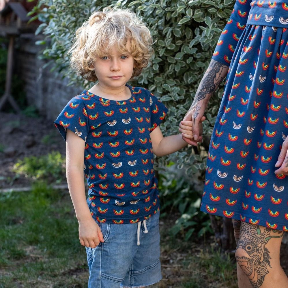 Milymoon Boob Over the Rainbow Kids T-Shirt