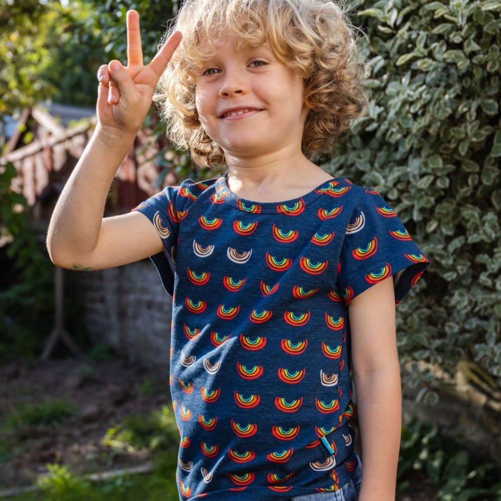 Milymoon Boob Over the Rainbow Kids T-Shirt