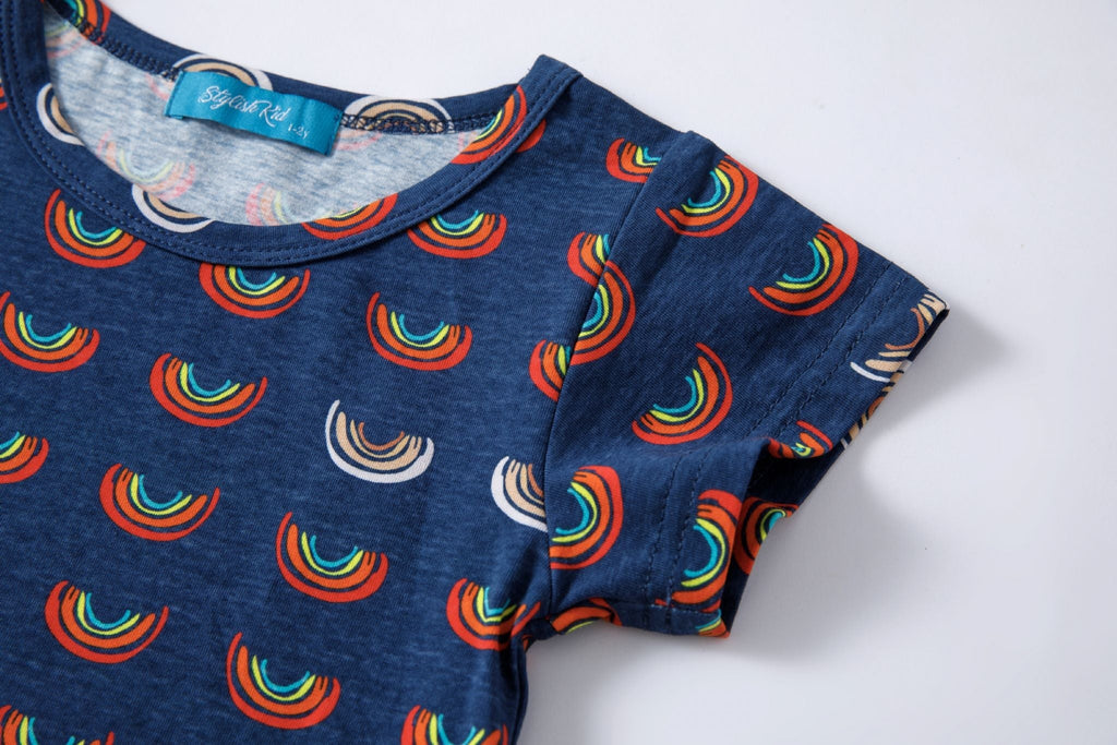 Milymoon Boob Over the Rainbow Kids T-Shirt