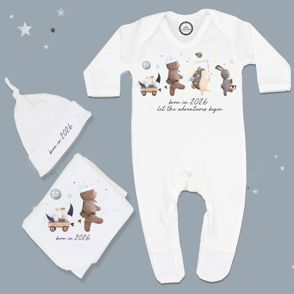 'Born in 2026...Let The Adventures Begin' Gift Box - Baby&More