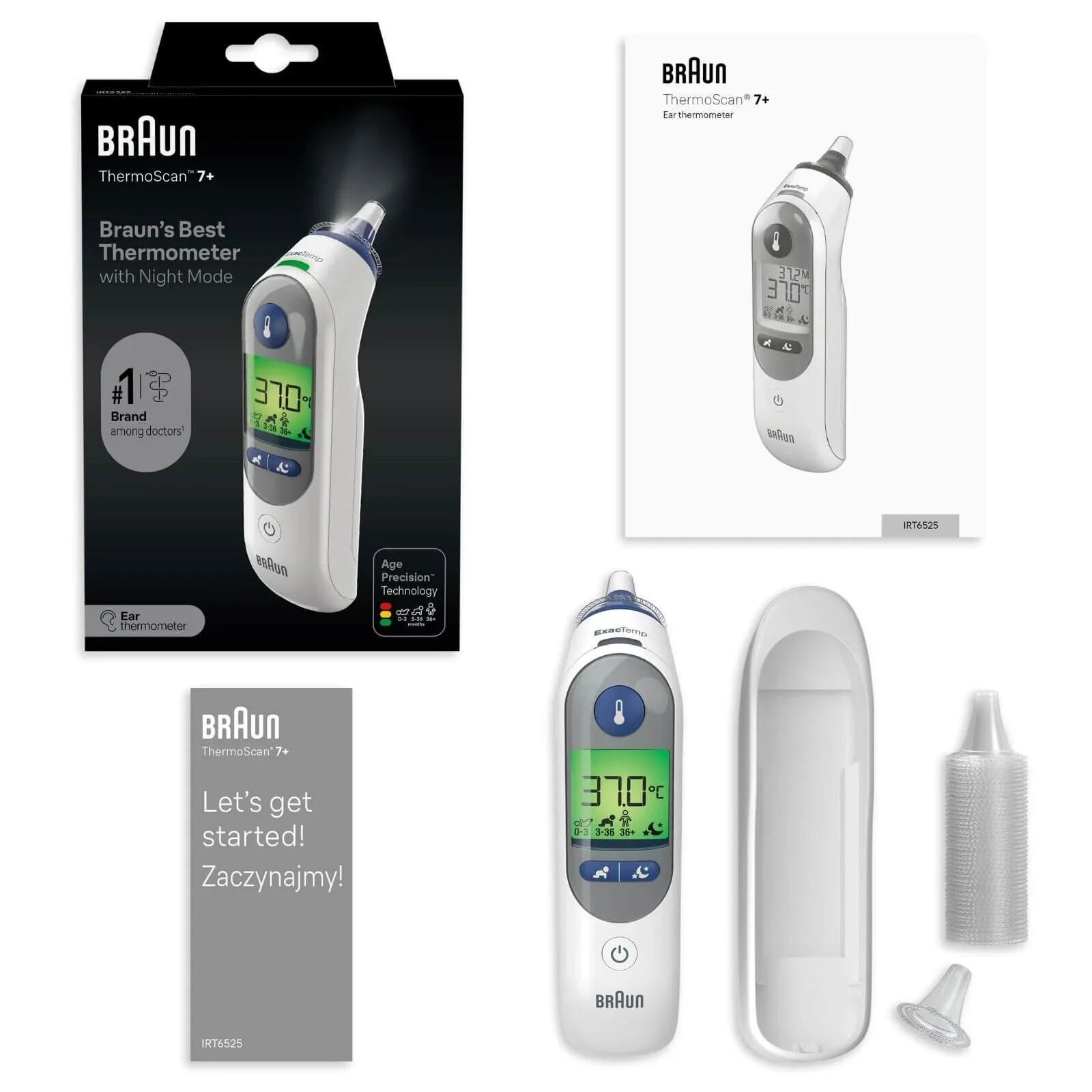 Braun IRT6525 ThermoScan 7+ Ear Thermometer - Baby&More