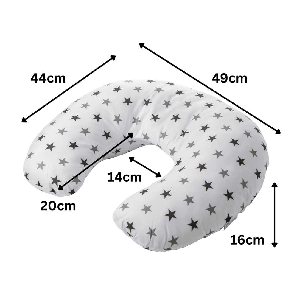 Breast Feeding Maternity Nursing Pillow - Silver Twinkle - Baby&More