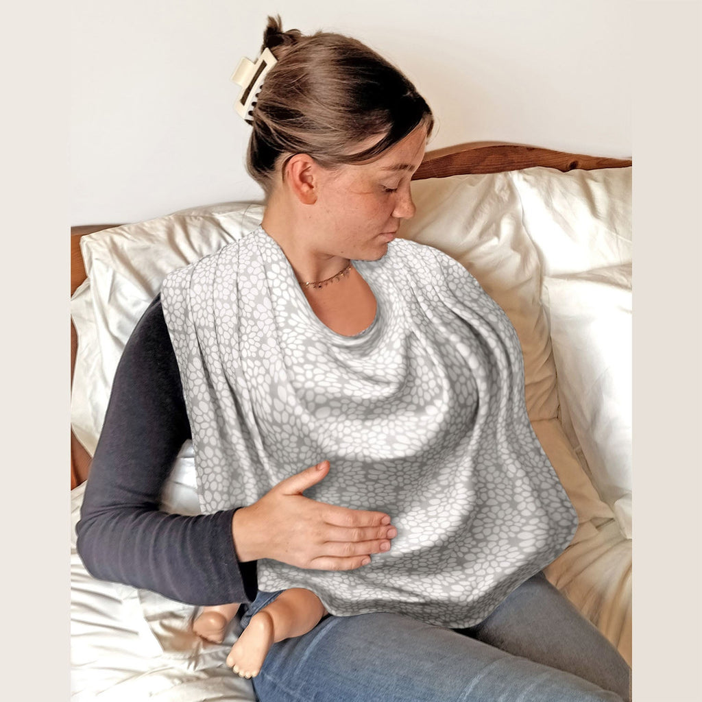 Breastfeeding Cover - Light Grey - Baby&More