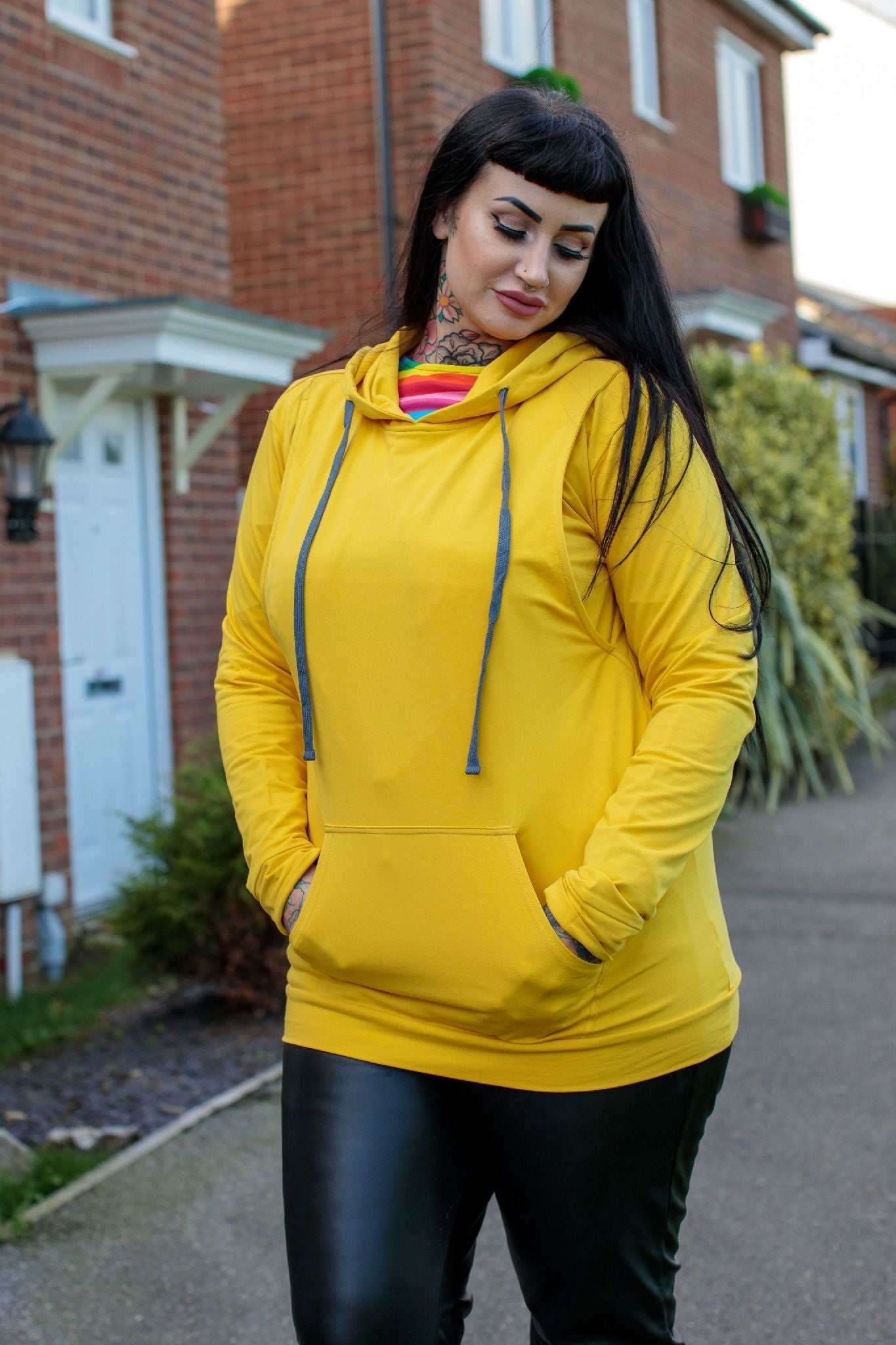 Breastfeeding Hoodie - Yellow - Baby&More