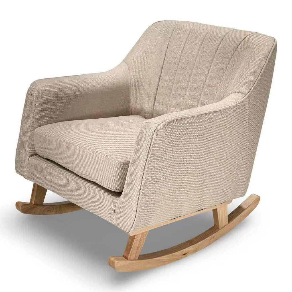 Bristam Nursing Chair - Natural & Oak - Baby&More