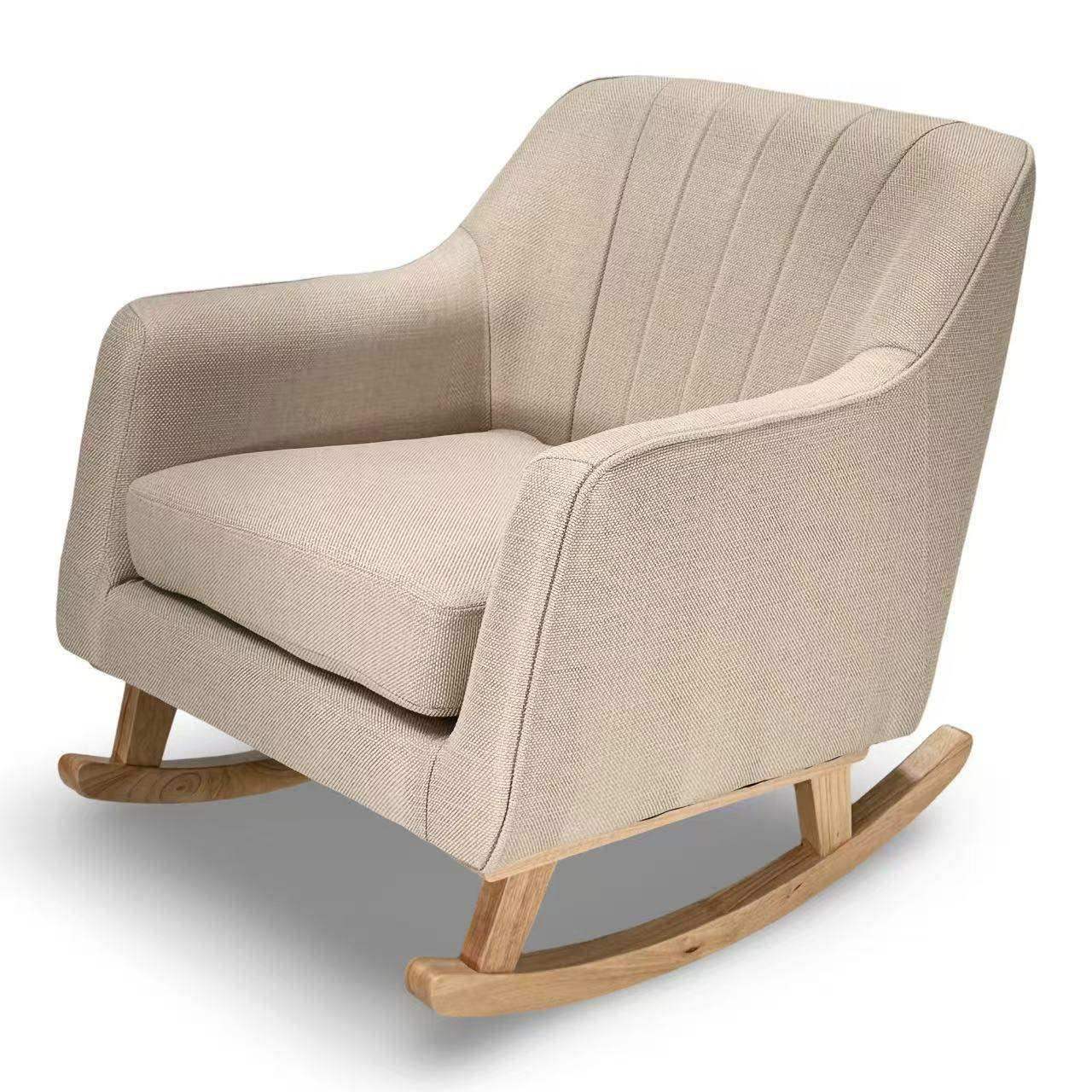 Bristam Nursing Chair - Natural & Oak - Baby&More