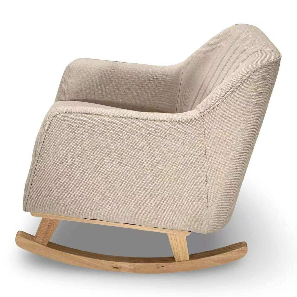 Bristam Nursing Chair - Natural & Oak - Baby&More
