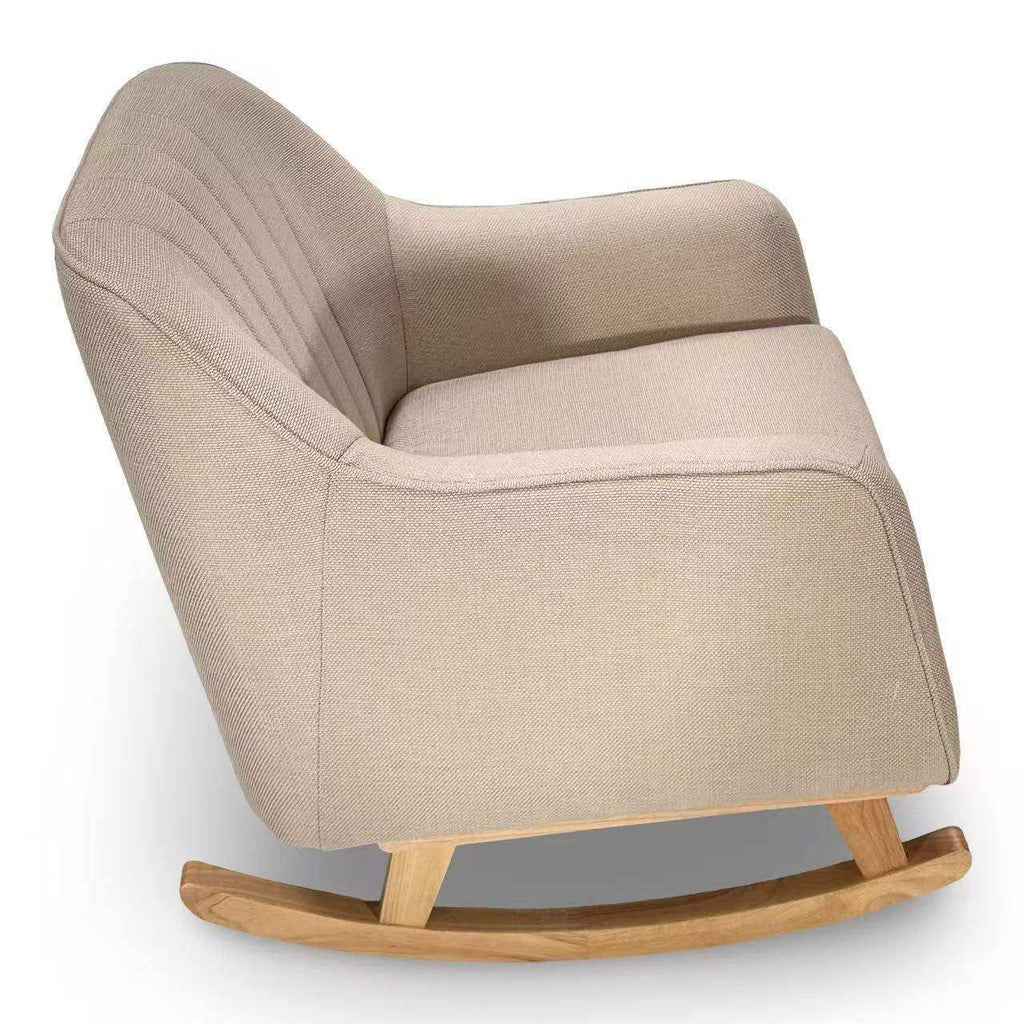 Bristam Nursing Chair - Natural & Oak - Baby&More