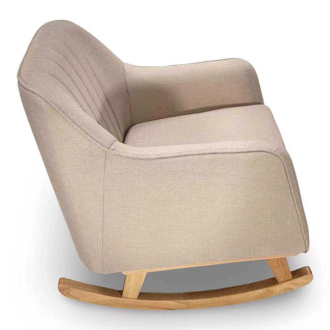 Bristam Nursing Chair - Natural & Oak - Baby&More