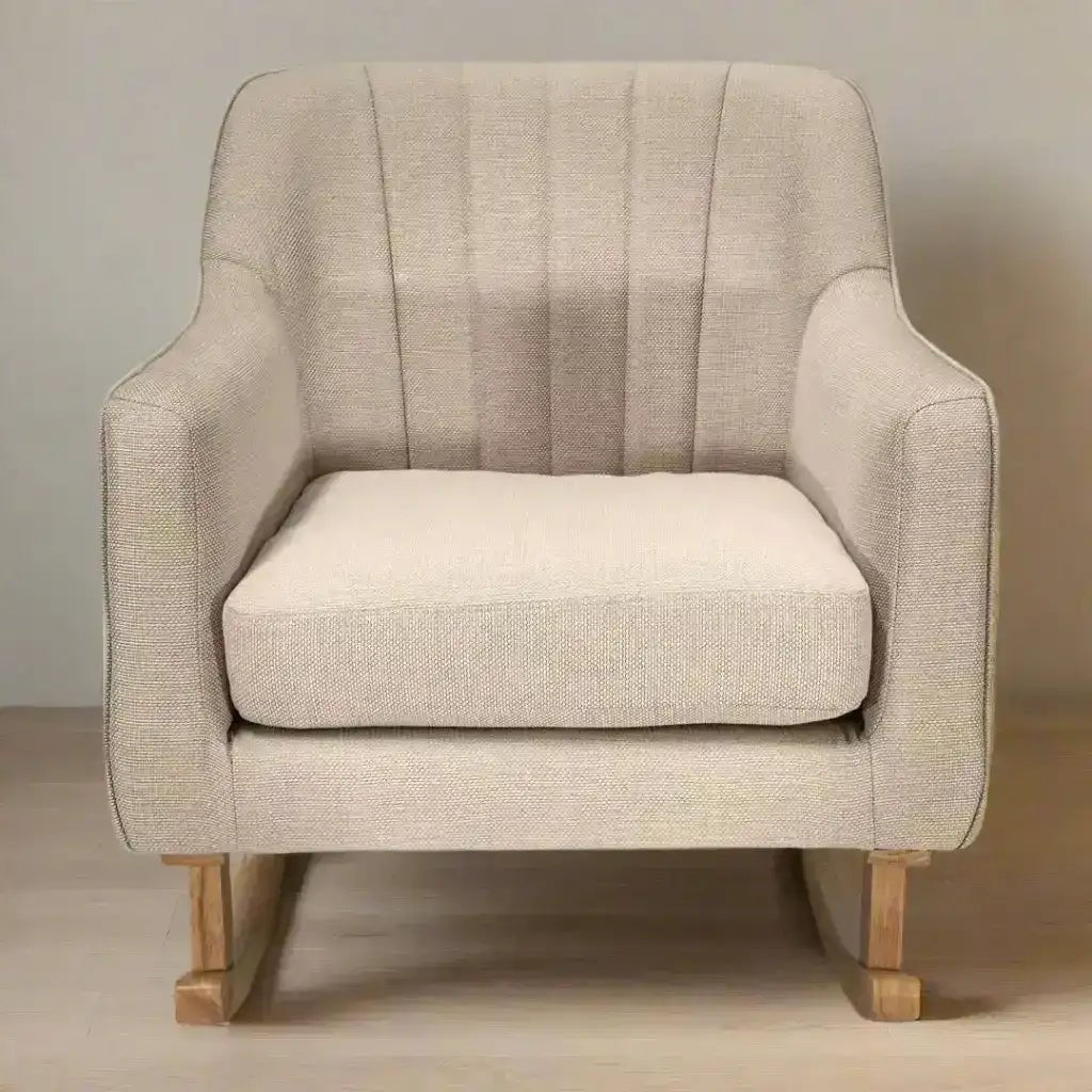 Bristam Nursing Chair - Natural & Oak - Baby&More