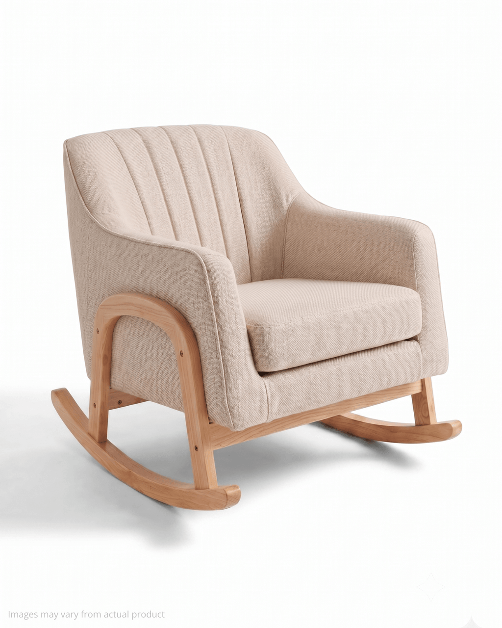 Bristam Nursing Rocking Chair - Natural & Oak - Baby&More