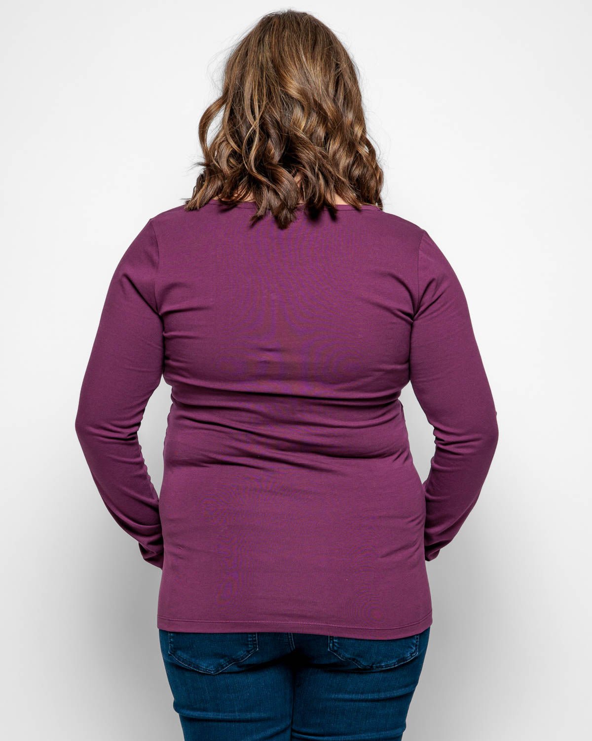 Bshirt Maternity Long Sleeved Top - Plum - Baby&More