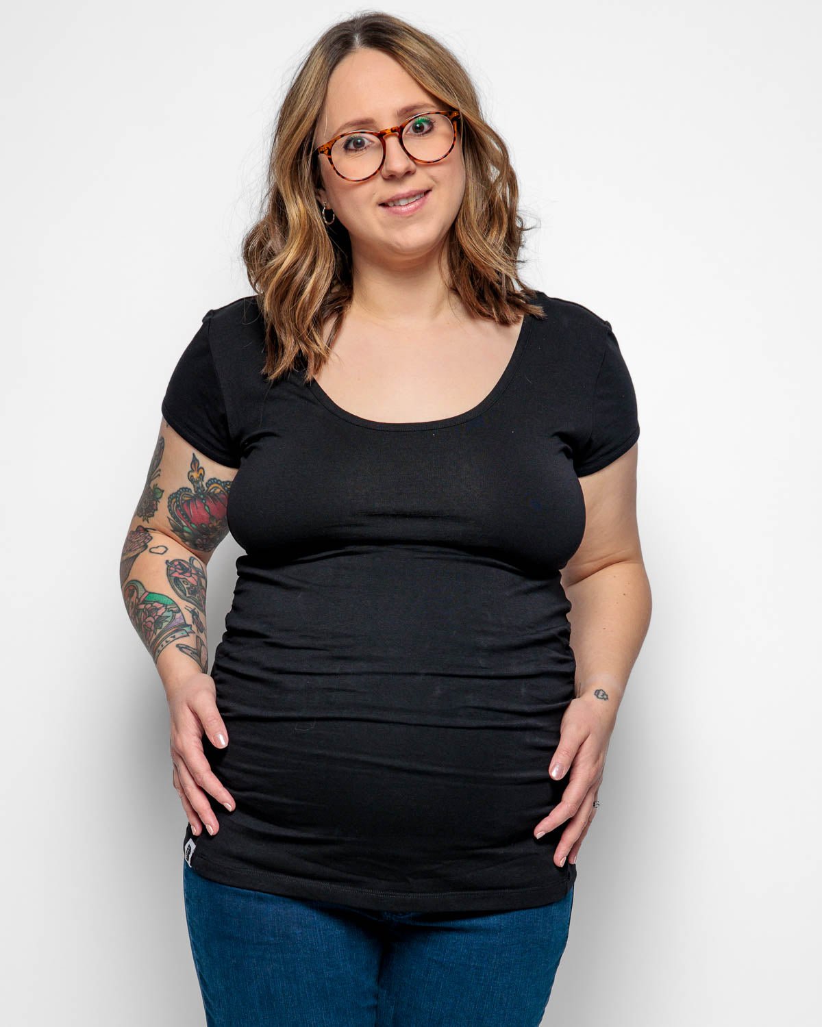 Bshirt Maternity Short Sleeved T-shirt - Black - Baby&More