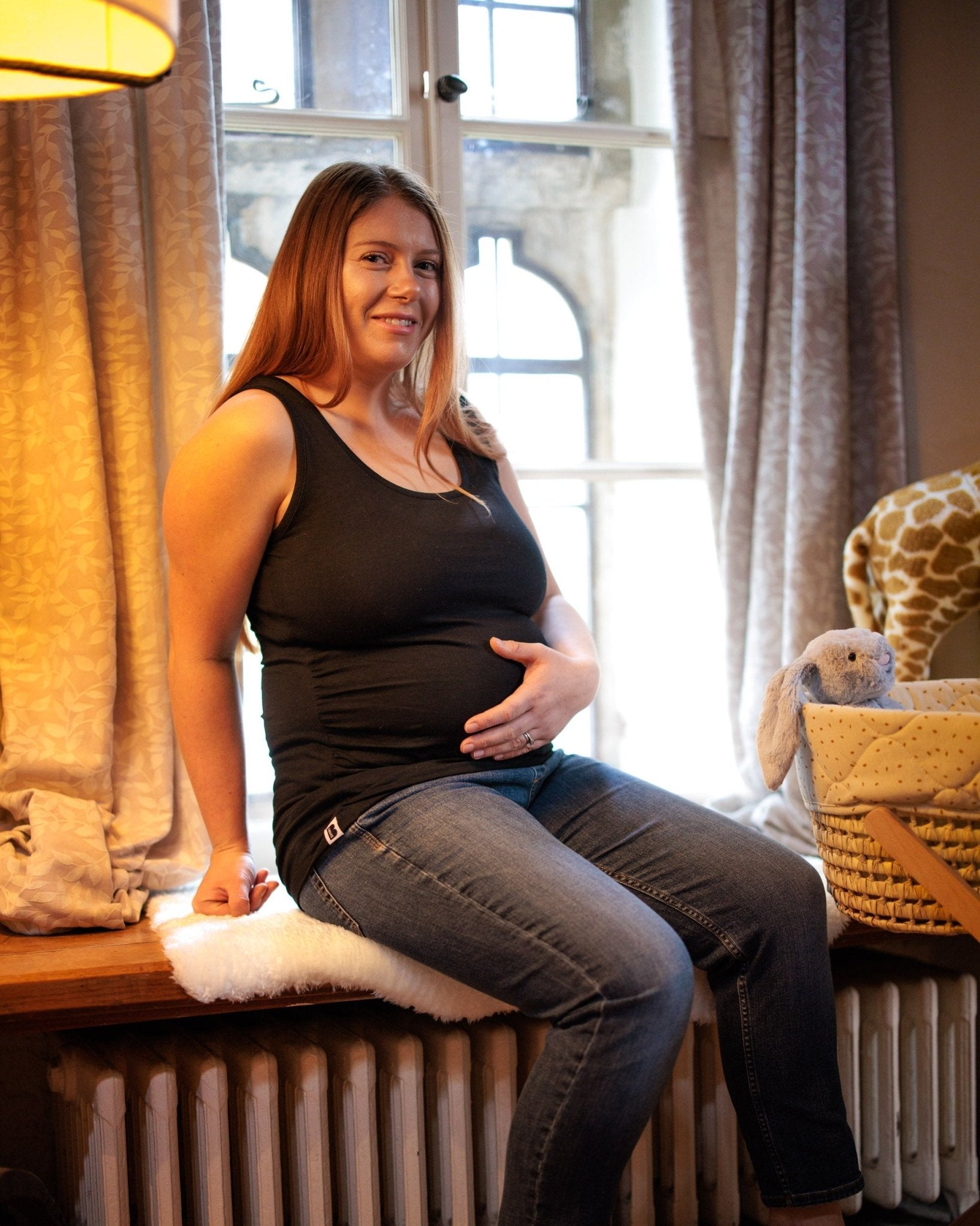 Bshirt Maternity Vest -Black - Baby&More
