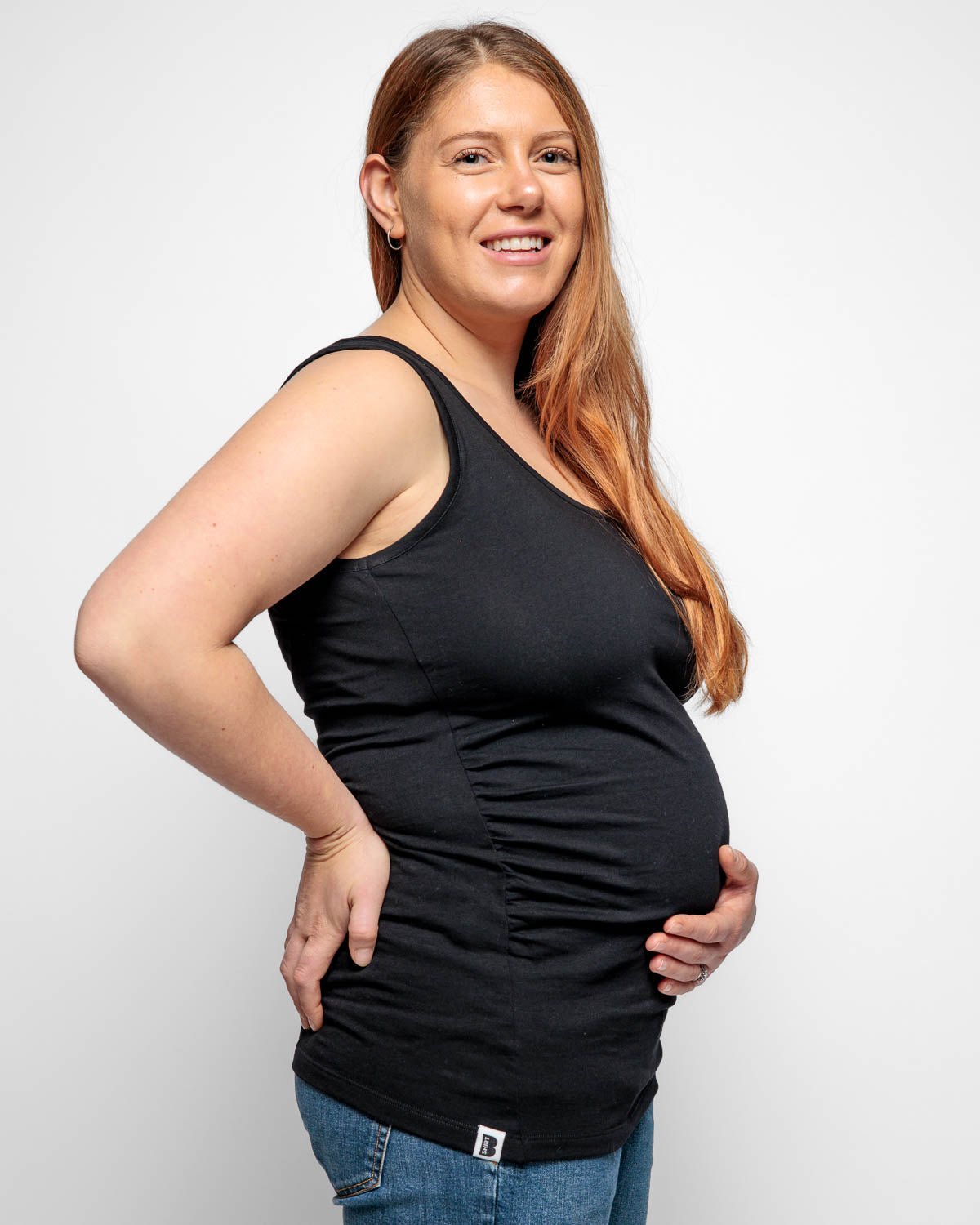 Bshirt Maternity Vest -Black - Baby&More