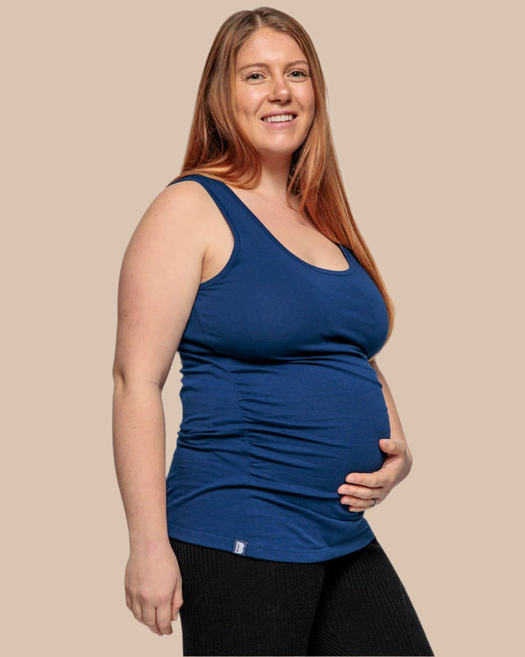 Bshirt Maternity Vest - Navy Blue - Baby&More