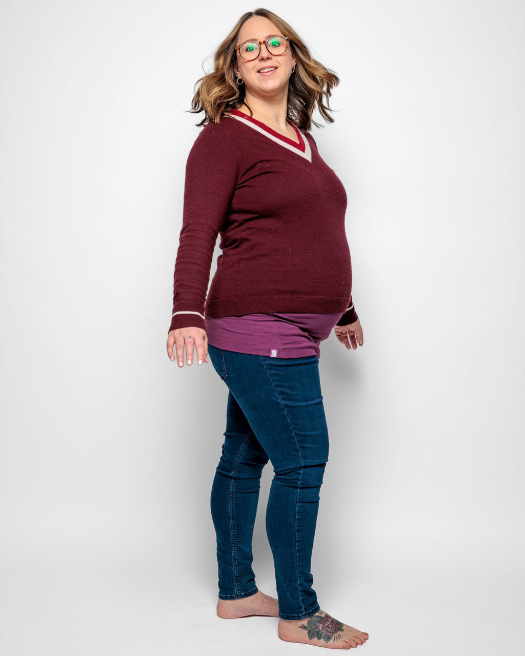 Bshirt Maternity Vest - Plum - Baby&More