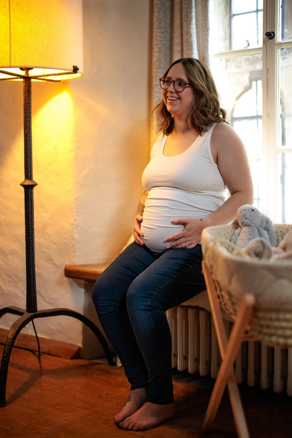 Bshirt Maternity Vest - White - Baby&More