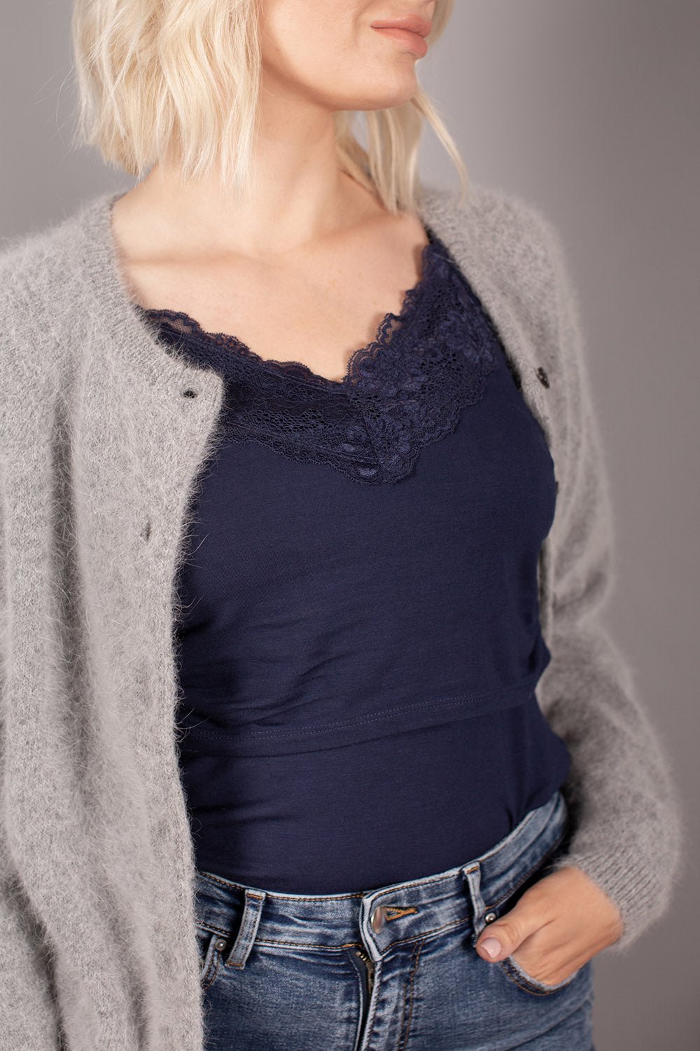 Bshirt Nursing Cami Top - Midnight Blue - Baby&More