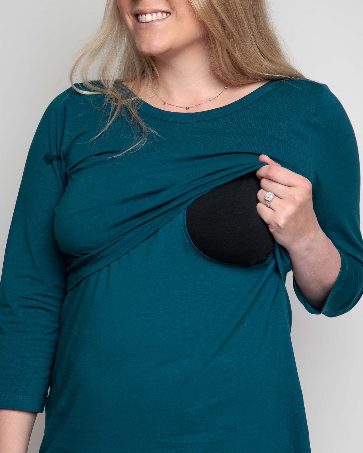 Bshirt Nursing Tunic Dress - Teal - Baby&More