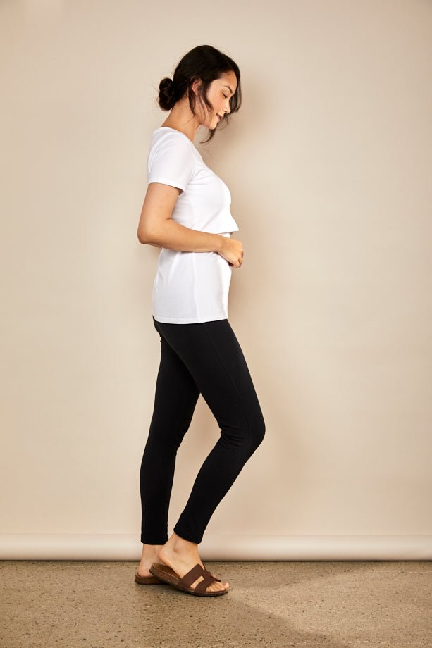 Bshirt Nursing V Neck T-shirt - White - Baby&More