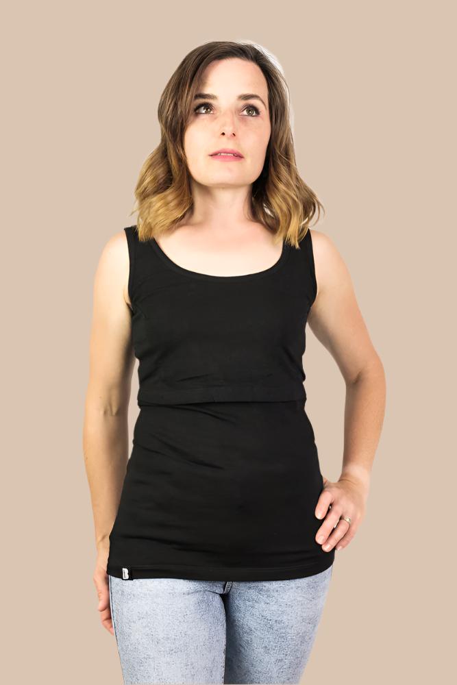 Bshirt Nursing Vest - Black - Baby&More