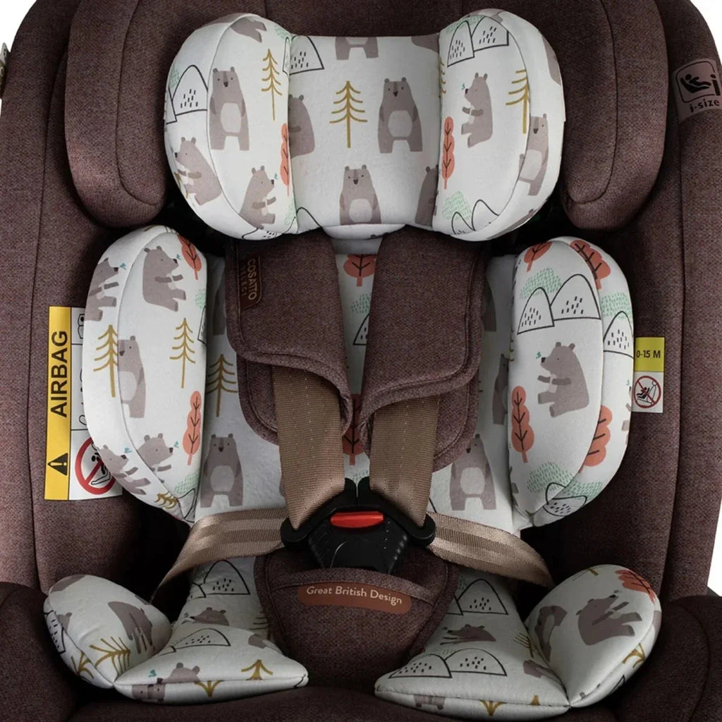 Cosatto Get Set Grow Plus i-Size Group 0+/1/2/3 360 Car Seat - Bear Hug
