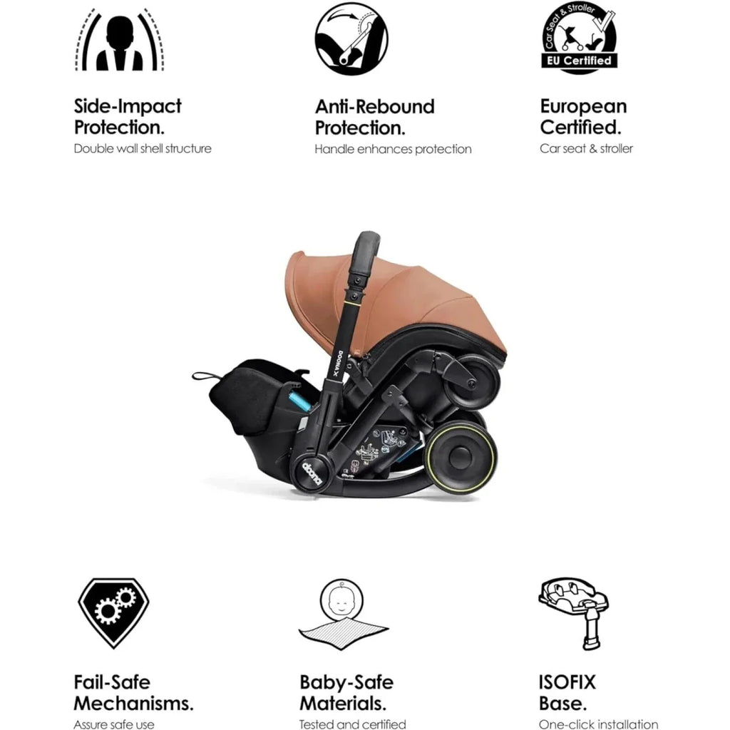 Doona X Infant Group 0+ Car Seat & Stroller - Terracota