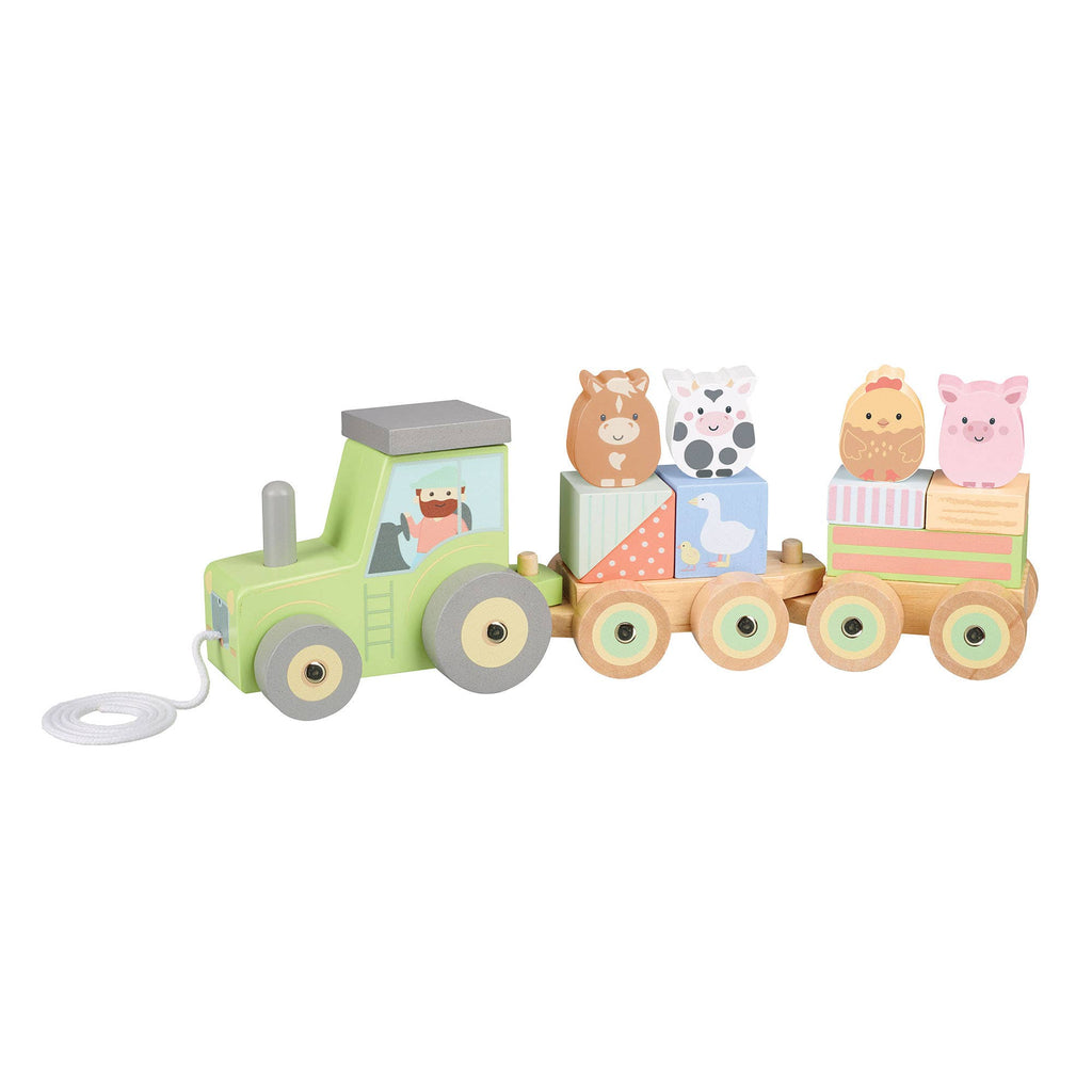 Orange Tree Toys - Farmyard Animal Puzzle Tractor