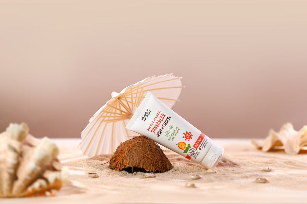 Guardian Angels Naturals - Organic Sunscreen Lotion Baby & Family 50 SPF - Sweet Mango - 150ml