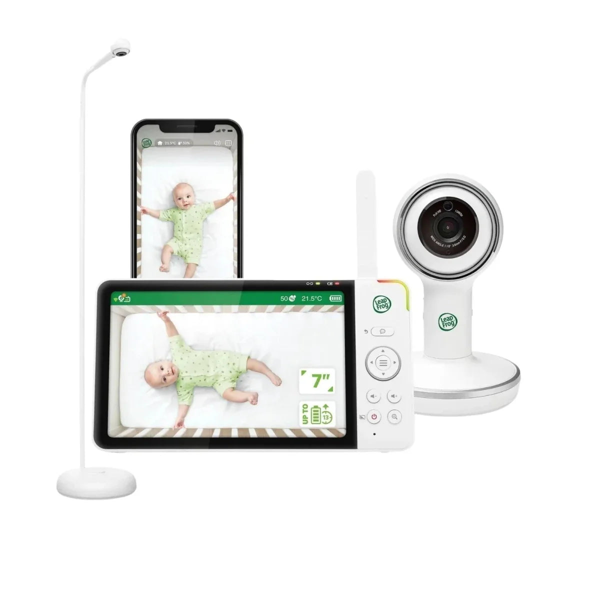 LeapFrog LF5817HD 7" Wi-Fi Smart Video Baby Monitor