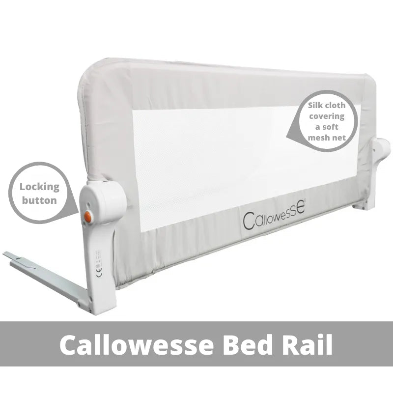 Callowesse Folding Bed Guard Rail 100 x 42cm - Grey - Baby&More