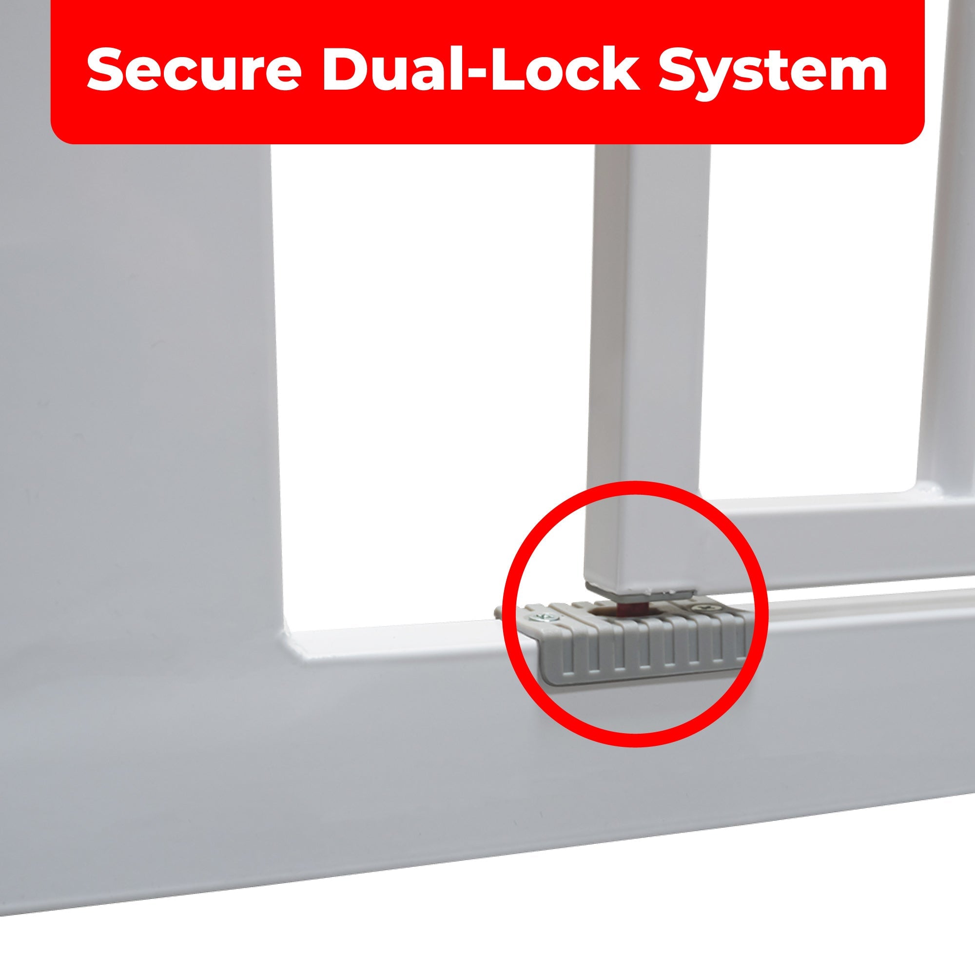 Callowesse Freedom Maglock Auto - Close Baby Stair Gate - White - Baby&More