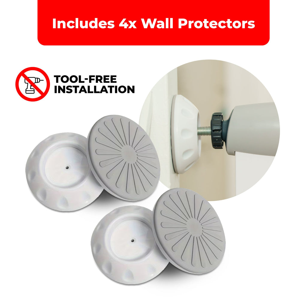 Callowesse Freedom Maglock Auto - Close Baby Stair Gate - White - Baby&More