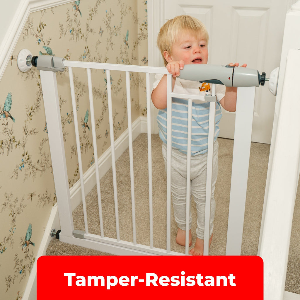 Callowesse Freedom Maglock Auto - Close Baby Stair Gate - White - Baby&More