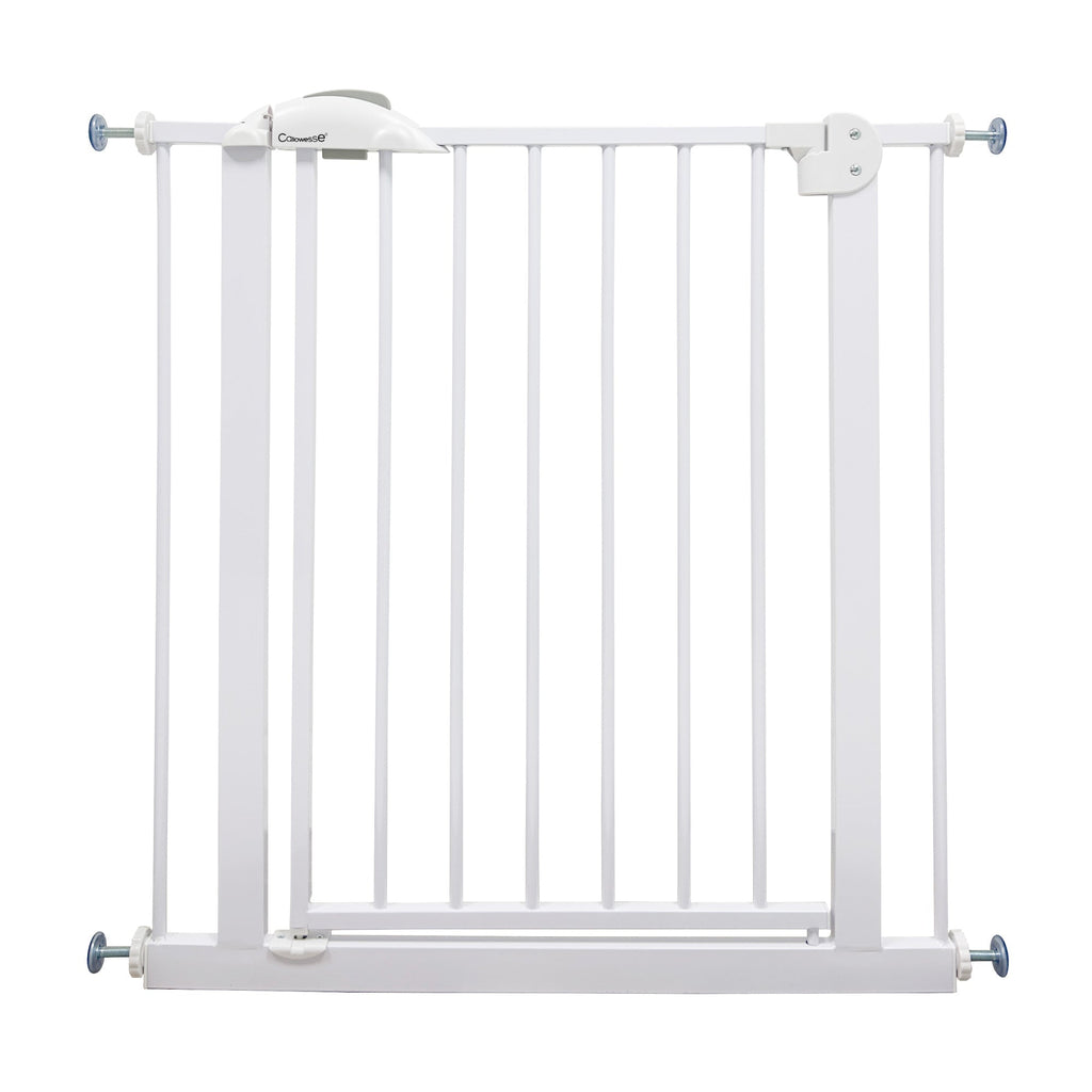 Callowesse Kangal Baby & Toddler Pressure Fit Door & Stair Safety Gate - 75 - 85cm x H79cm - White - Baby&More