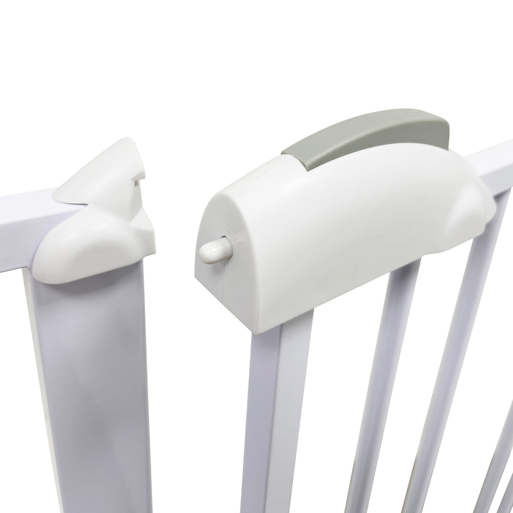 Callowesse Kangal Baby & Toddler Pressure Fit Door & Stair Safety Gate - 75 - 85cm x H79cm - White - Baby&More