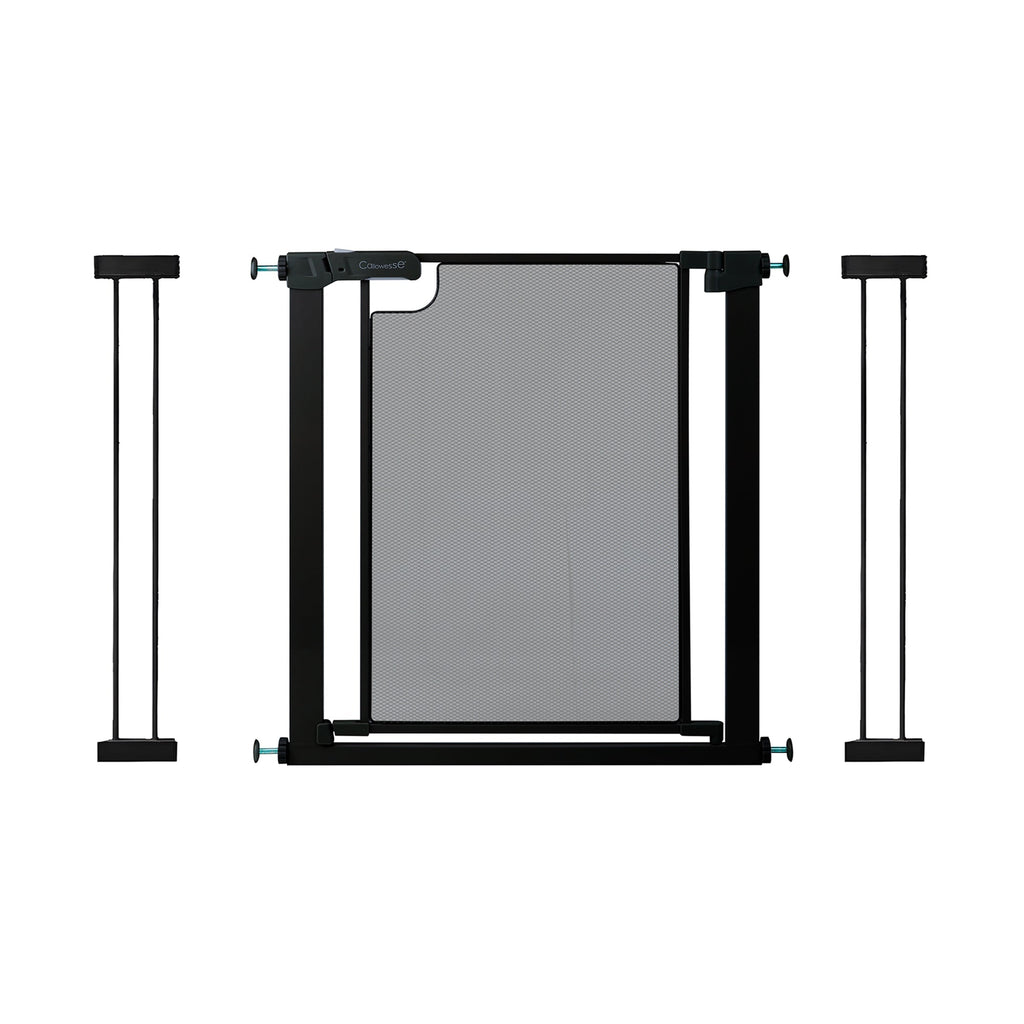 Callowesse Metal Mesh Baby Stair Gate - Black - Baby&More