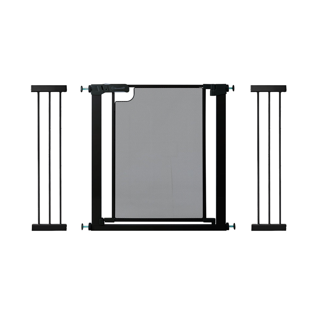 Callowesse Metal Mesh Baby Stair Gate - Black - Baby&More