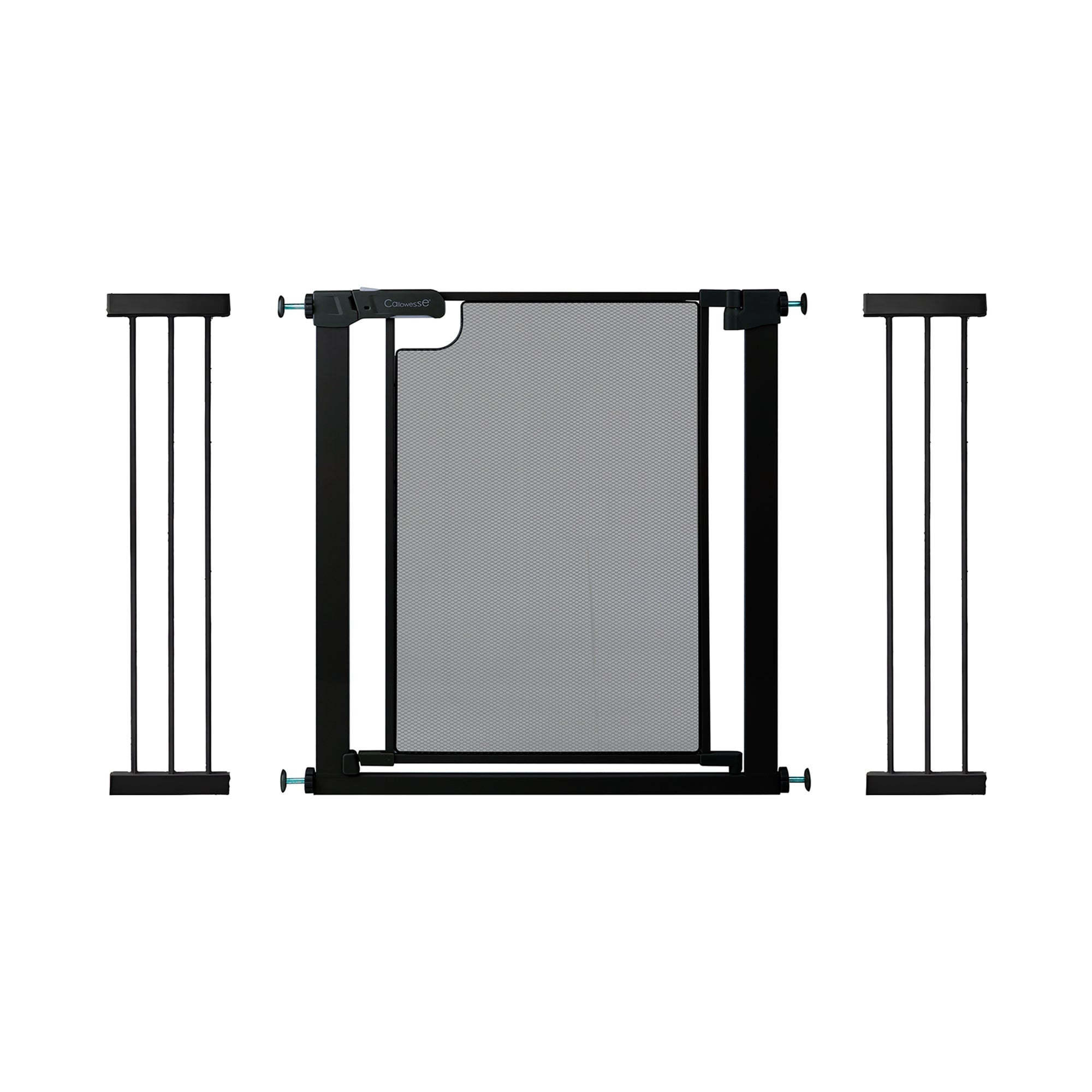 Callowesse Metal Mesh Baby Stair Gate - Black - Baby&More