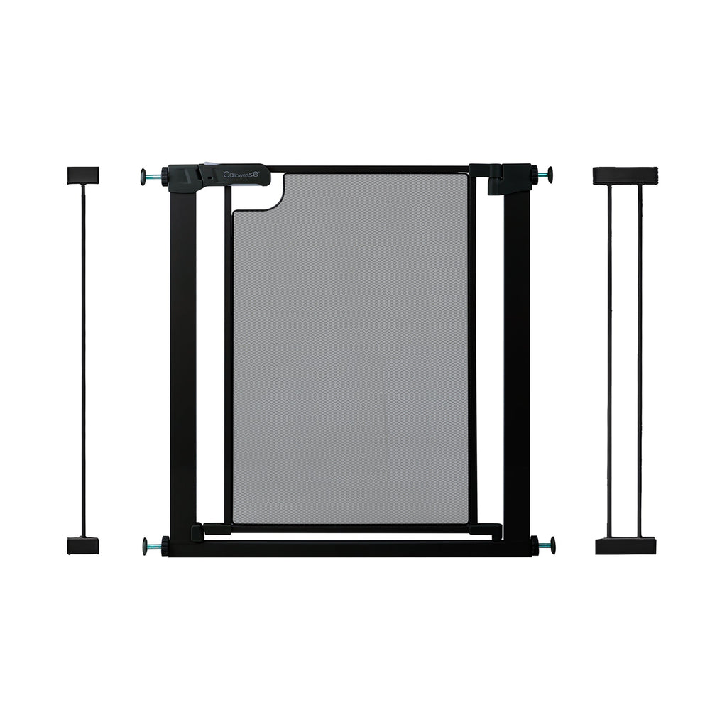 Callowesse Metal Mesh Baby Stair Gate - Black - Baby&More