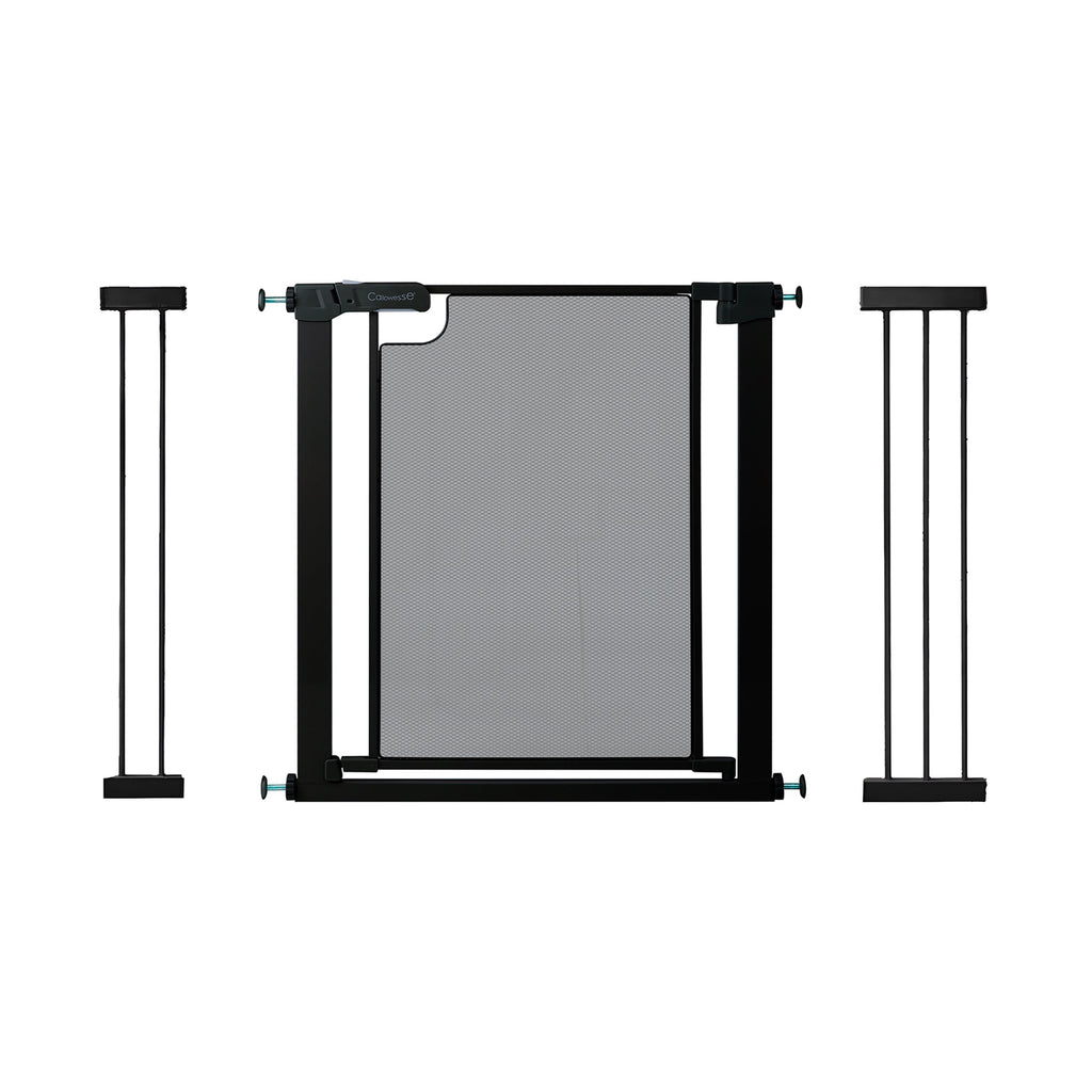 Callowesse Metal Mesh Baby Stair Gate - Black - Baby&More