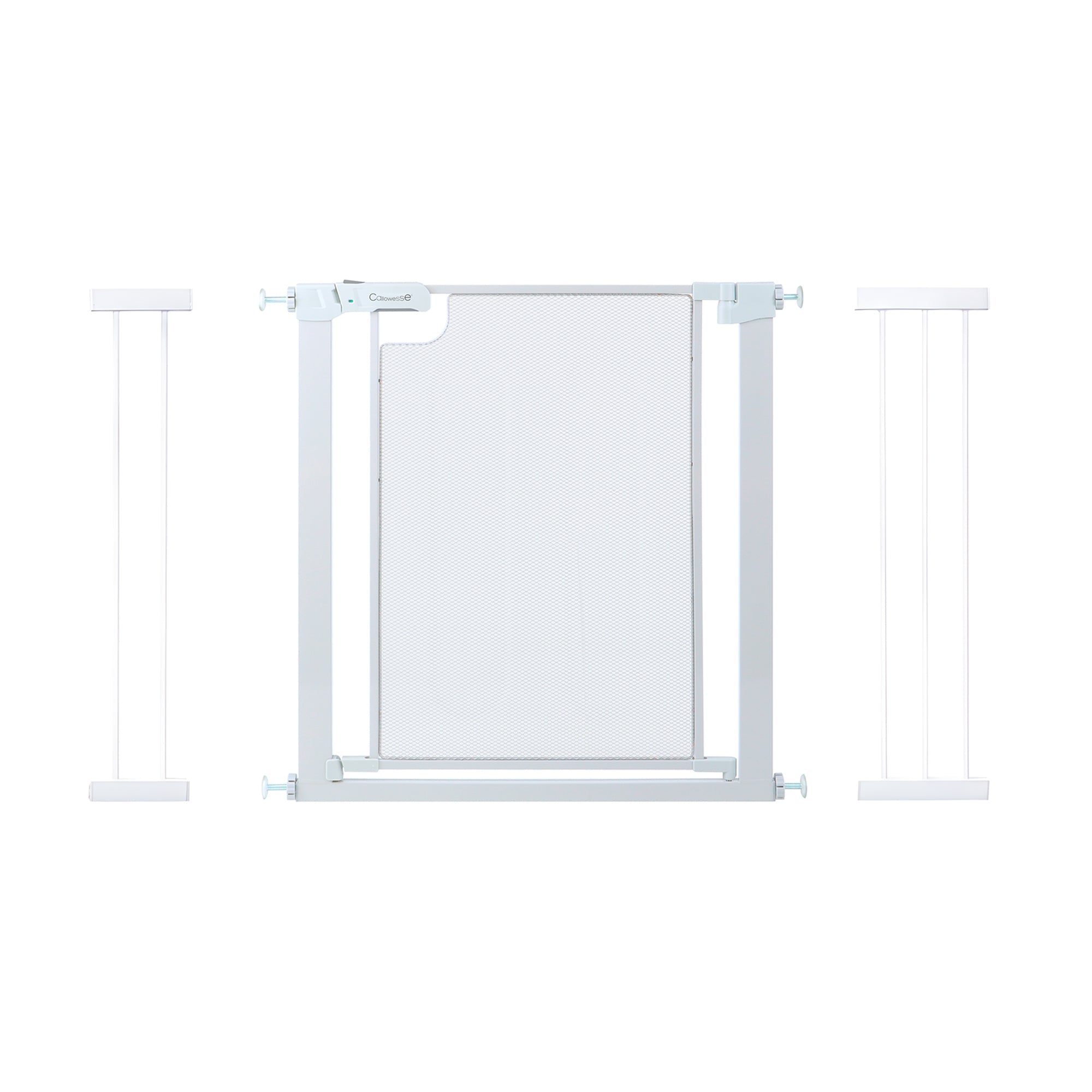 Callowesse Metal Mesh Baby Stair Gate - Glacial White - Baby&More