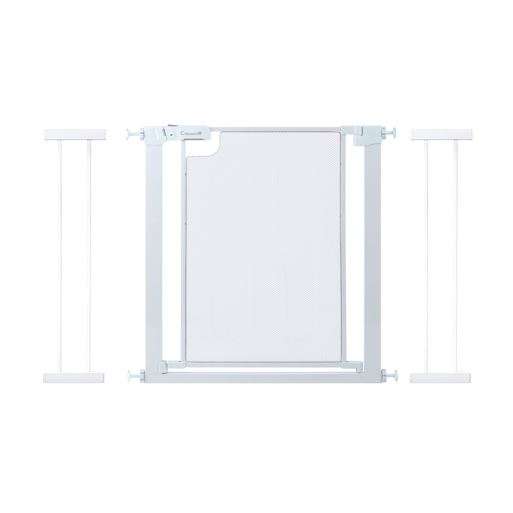 Callowesse Metal Mesh Baby Stair Gate - Glacial White - Baby&More