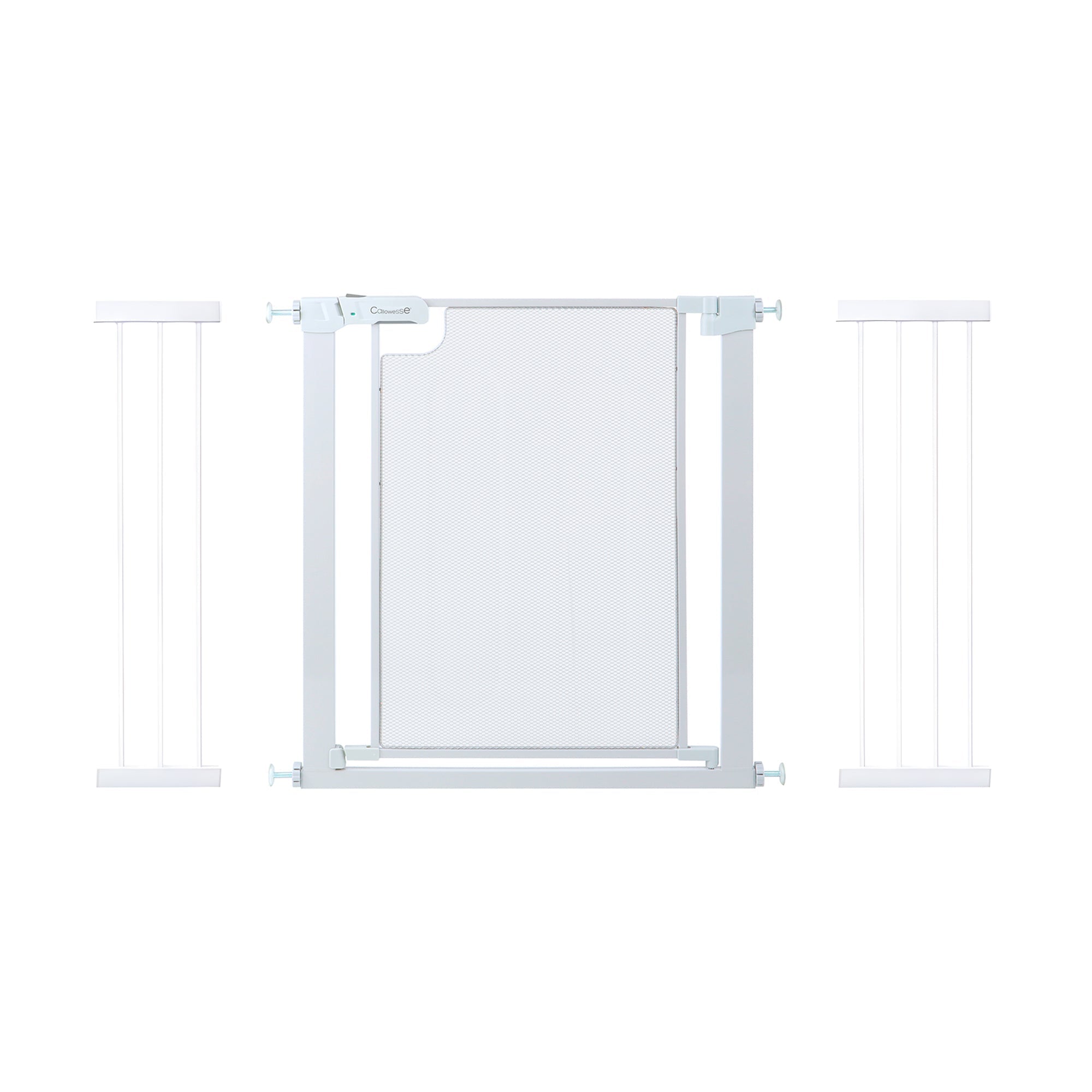 Callowesse Metal Mesh Baby Stair Gate - Glacial White - Baby&More