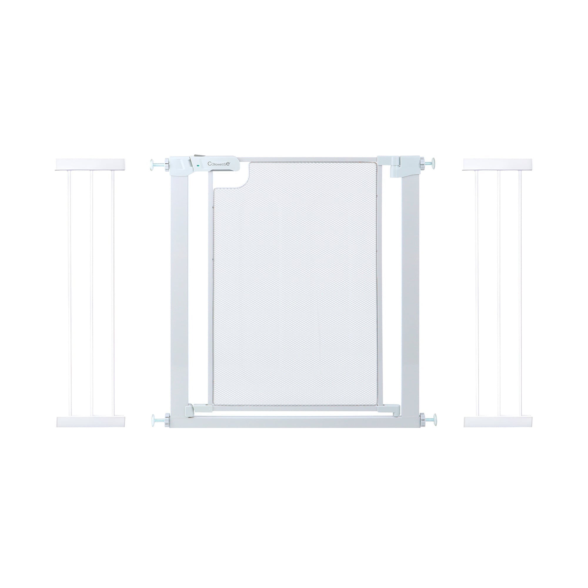 Callowesse Metal Mesh Baby Stair Gate - Glacial White - Baby&More